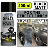 Matt Black Car Spray 400ml Spray Paint